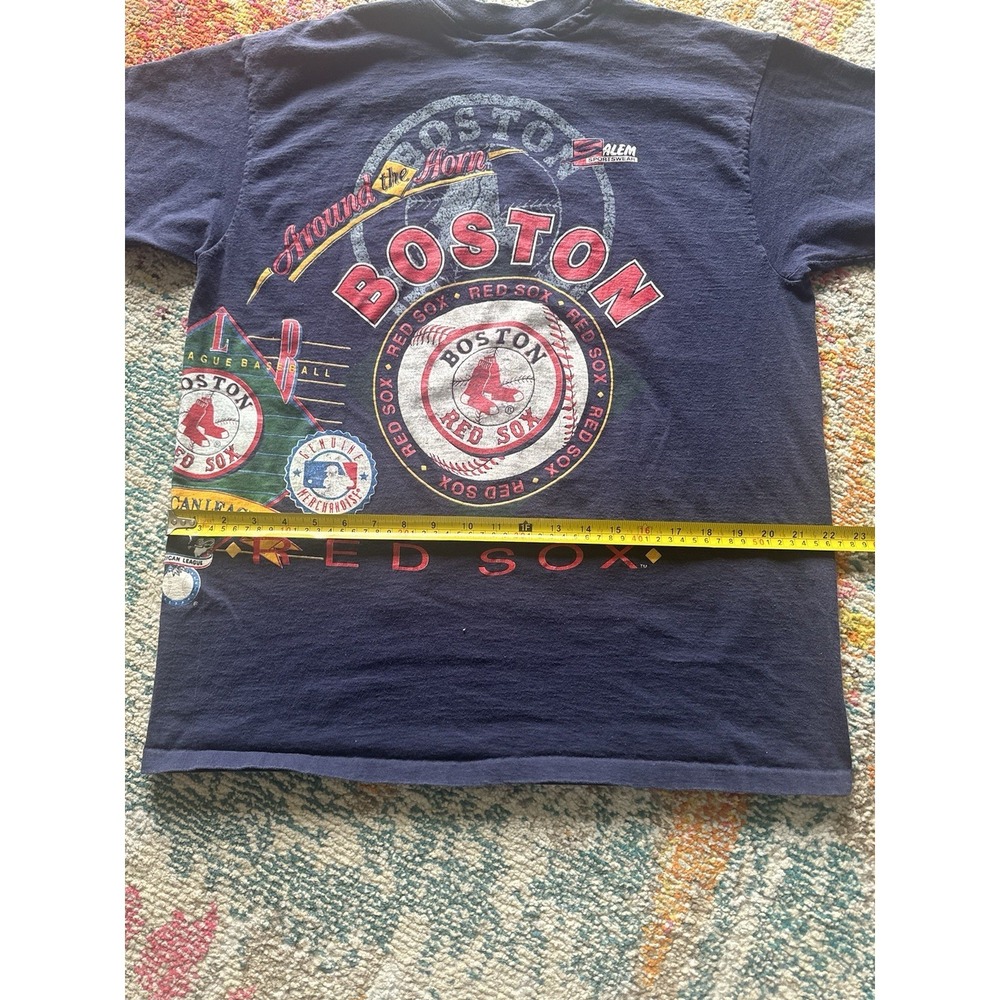 Vintage 90s Salem Boston Red Sox "Around the Horn" Graphic T-Shirt Size large - Picture 6 of 6